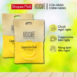 インスタントコーヒー バナナカプチチーノ Cappuccino Chuoi コーヒーパック2箱(1箱 50袋×20g) Archcafe
