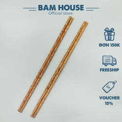 木製箸 ヤシの木 1膳 DGD01 高品質 火傷防止 揚げ物用  Bam House