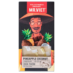 Mr.Viet チョコレート パイナップル&ココナッツ  60g
