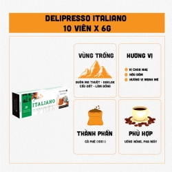 カプセル デリプレッソ イタリアーノ コーヒー Delipresso Capsules Italiano 6gx10個 Phuong Vy Coffee