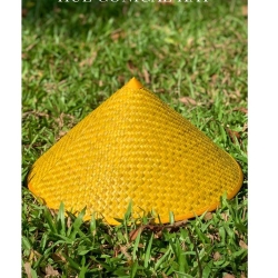 ノンラー ベトナム風傘帽子 自然色