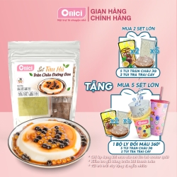 黒糖タピオカタウフー(豆腐)の材料セット(10杯分) Onici