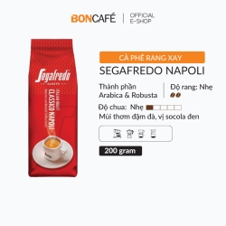 コーヒー豆 セガフレード ナポリ コーヒー ローストアラビカ＆ロブスタ ダークチョコレート風味 200g Boncafe