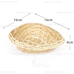 Bamboo Tray Baminum Bamboo（白） - 食品装飾、製品写真 - 三角形プレート