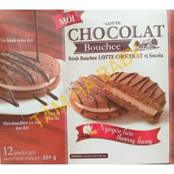 ブシェ ロッテショコラ チョコレート味 12袋（324g）箱