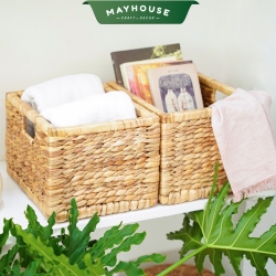 ヒヤシンスのバスケット 多目的 装飾用 MAYHOUSE CRAFT&DECOR