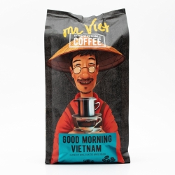 Mr.Viet グッドモーニングベトナム(GOOD MORNING VIETNAM)  コーヒー 100%ロブスタ ビターココア&ナッツの香り コーヒー豆 500g