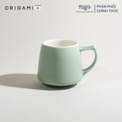 【ORIGAMI JAPAN】ORIGAMI セラミックカップ 200ml - オリガミアロマカップ - マットグリーン