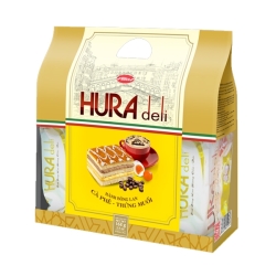 Hura deli Cafe 塩卵スポンジケーキ - 168g袋（6個） - Bibica