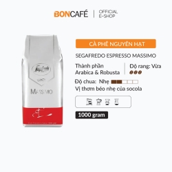 コーヒー豆 セガフレード マッシモ コーヒー アラビカ＆ロブスタ ダークチョコレート風味 1kg/箱 Boncafe