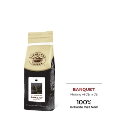 バンケットローストコーヒー ロブスタ豆100% 1kg パウダー Highlands Coffee