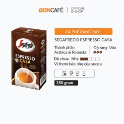 コーヒー豆 セガフレード エスプレッソ カーサ コーヒー - ローストアラビカ&ロブスタ チョコレート風味 250g Boncafe
