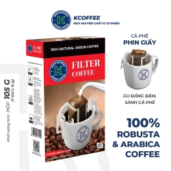 純ペーパーフィルターコーヒー Kフィルターブランド KCOFFEE 1箱7パック×15g