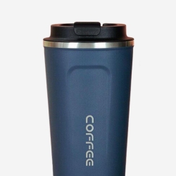 Top Gift LGN009 コーヒール サーモス カップ - 500ml - ダークブルー