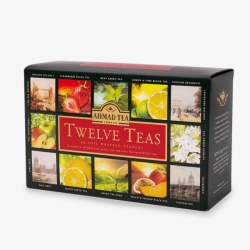 紅茶 12種類のフレーバー ティーバッグ 60袋 Ahmad Natural Benefit