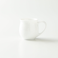 [ORIGAMI JAPAN] セラミックティー＆コーヒーカップ 200ml - Origami Pinot Aroma Cup - ホワイトカップ