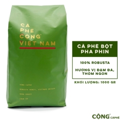 ローストコーヒー 100%ロブスタ パウダー 1kg CONG