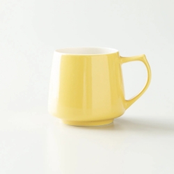 [ORIGAMI JAPAN] ORIGAMI セラミックカップ 320ml - Origami Aroma Mug - マット - イエロー