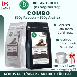 ローストロブスタとアラビカのコーヒーコンボ  各500g パウダー DUC ANH COFFEE